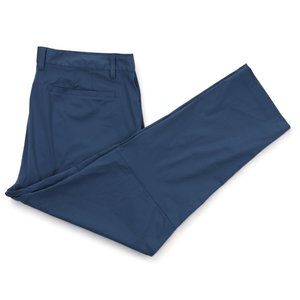 Rhone Commuter Pant Classic Fit Men's 40 X 29 Blue Performance Chino Golf